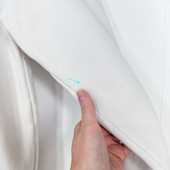 Aerie Offline Terry Sweatshirt Oversized Crew Tacos and Tennis Size Medium Cream - Picture 7 of 16